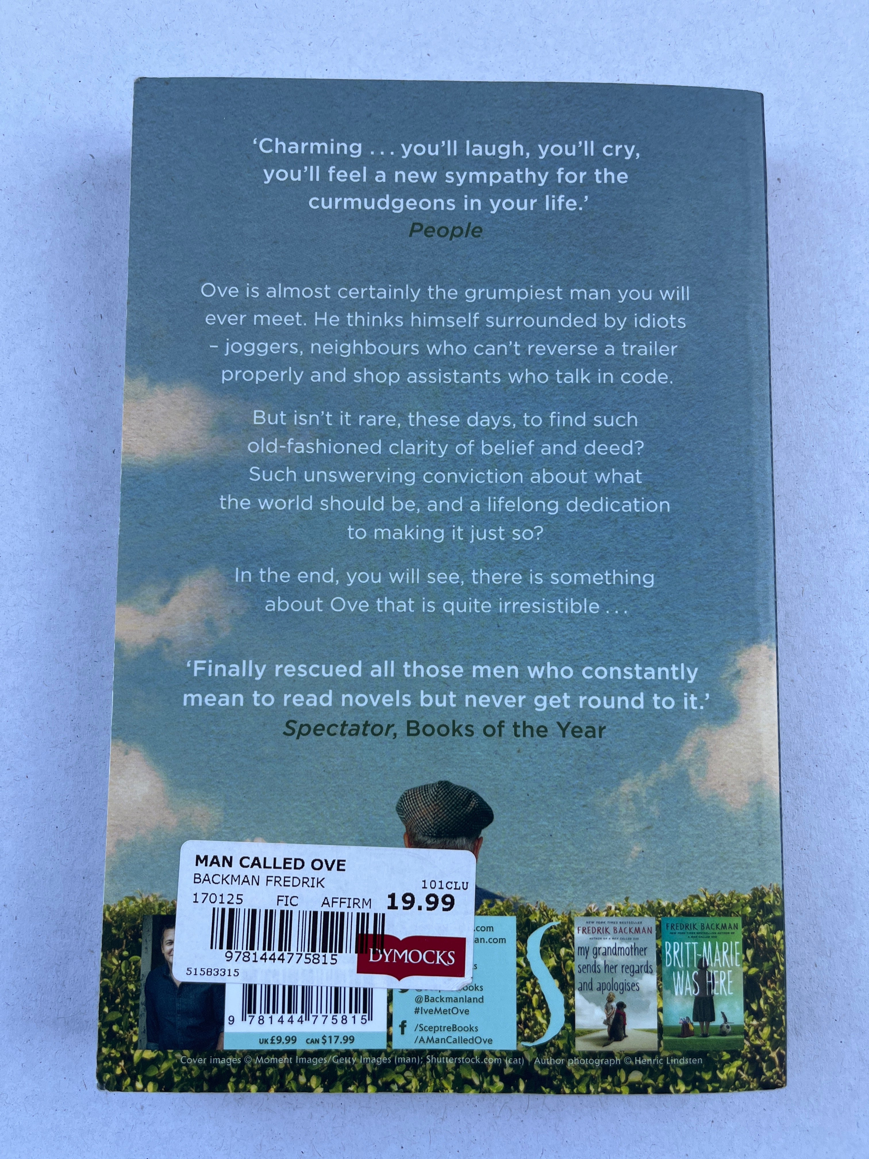 A Man Called Ove: Now a major film starring Tom Hanks by Fredrik Backman