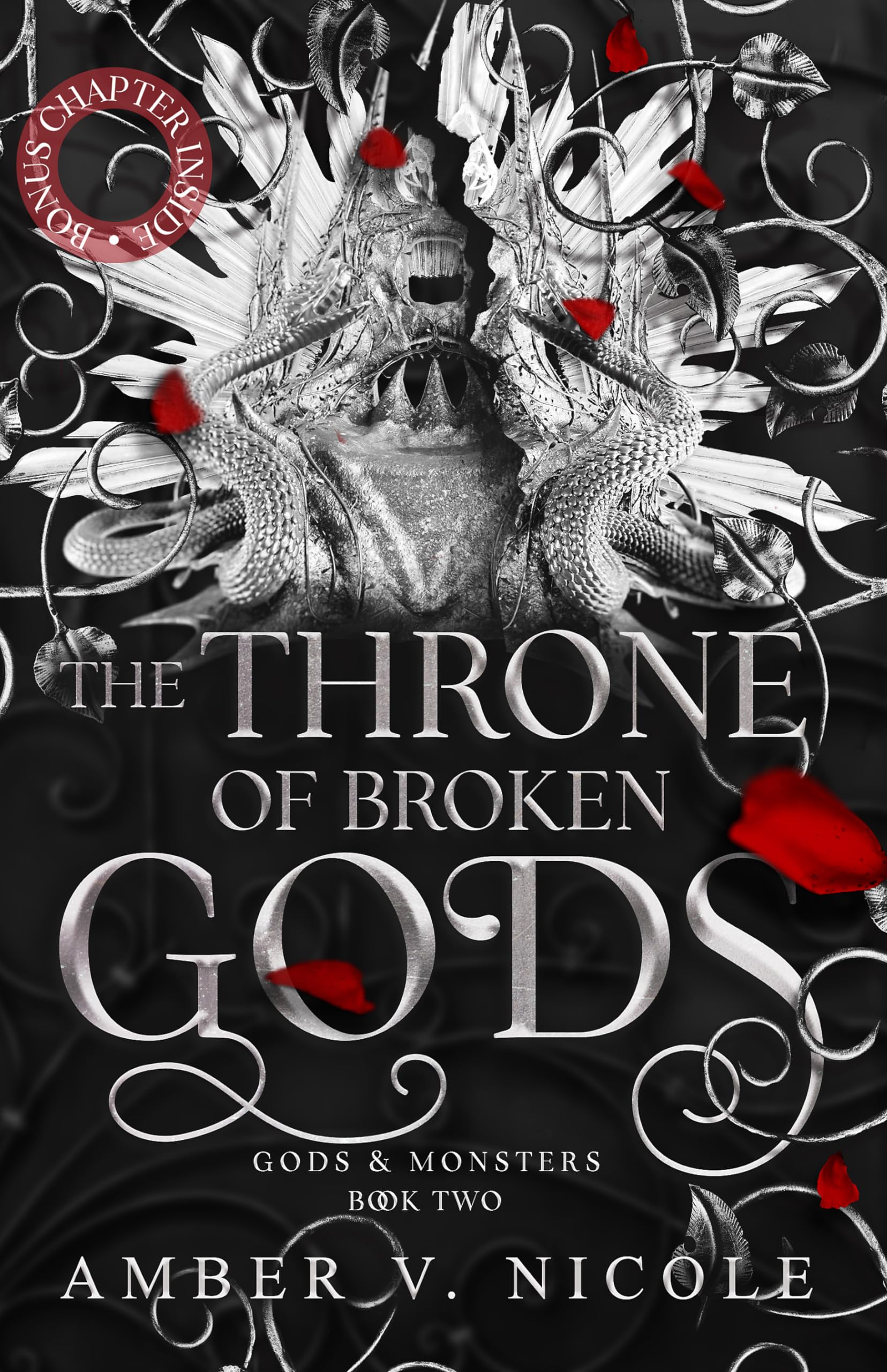 The Throne of Broken Gods: The MUST-READ second book in Amber Nicole's dark romantasy series!-1