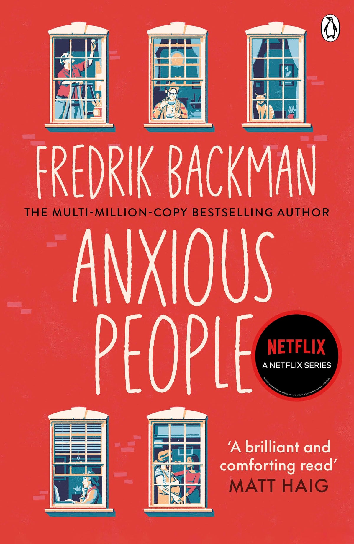 Anxious People: The No. 1 New York Times bestseller, now a Netflix TV Series-1