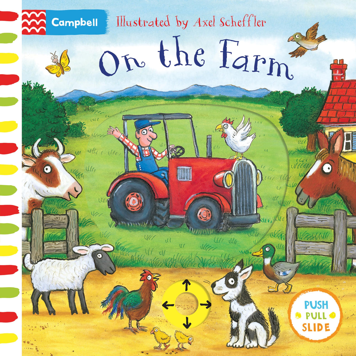 On the Farm: A Push, Pull, Slide Book-1
