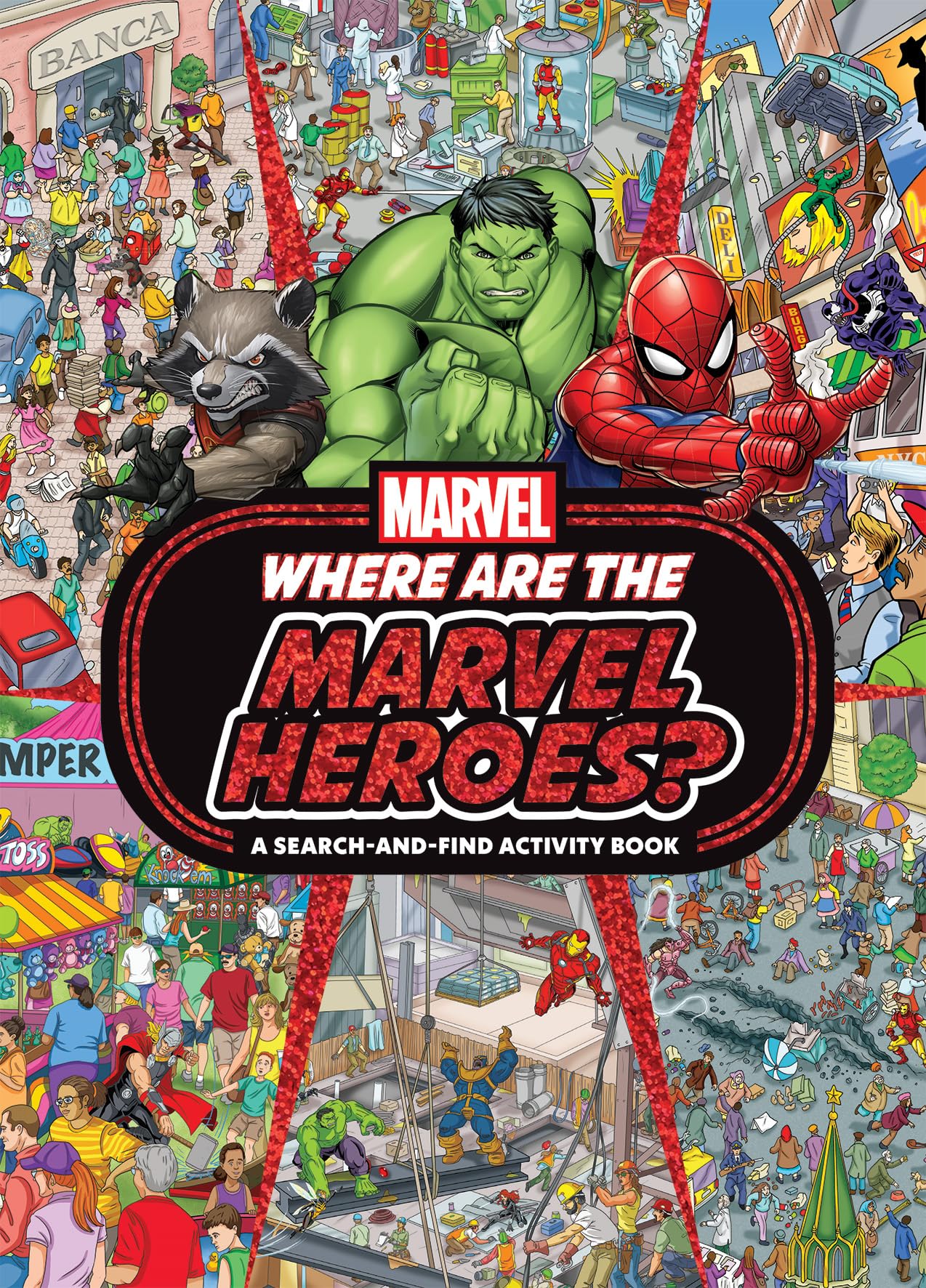 Where are the Marvel Heroes?: A Search-and-Find Activity Book (Marvel)-1