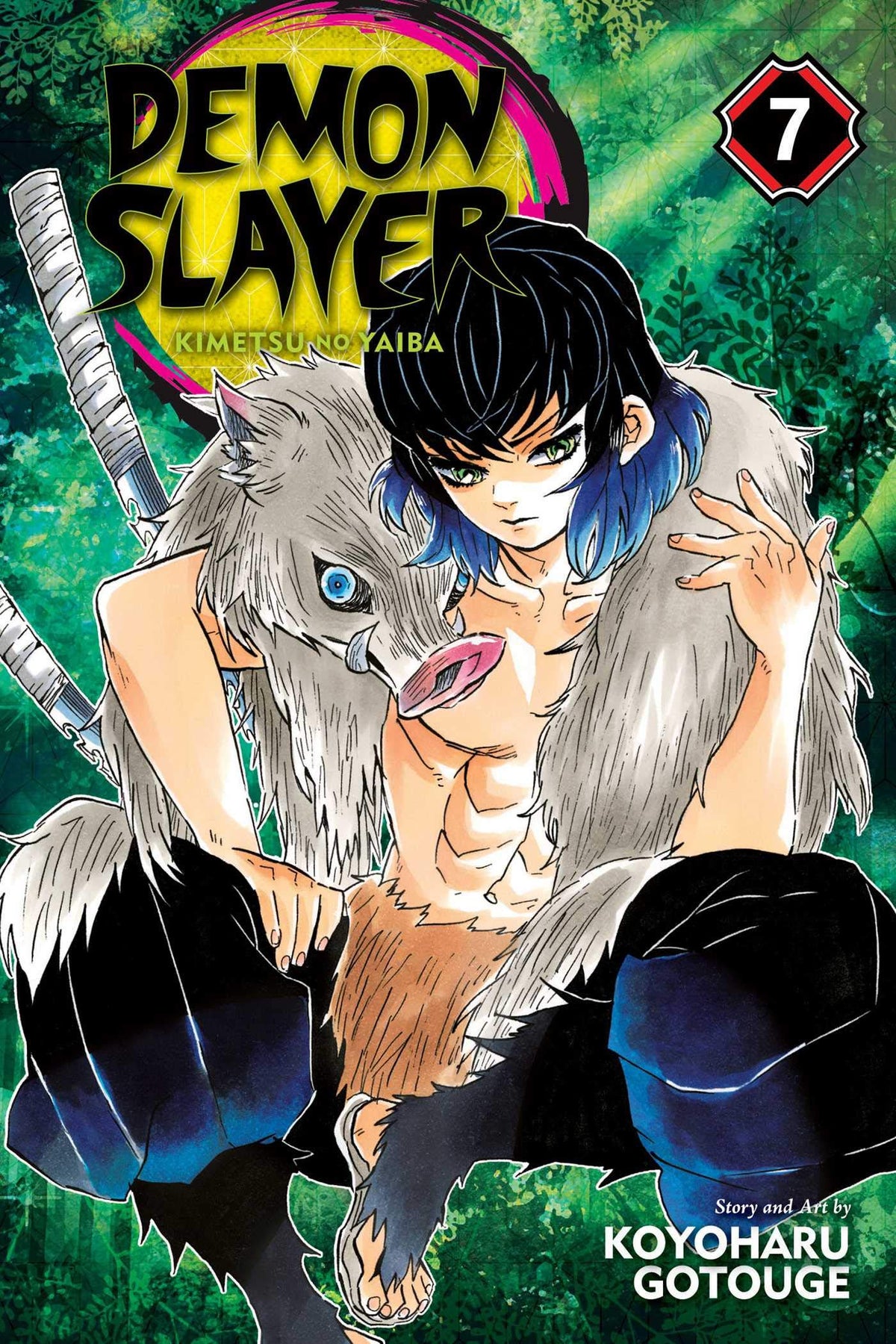 Demon Slayer Kimetsu no Yaiba Vol. 7 Trading Blows At Close Quarters-1