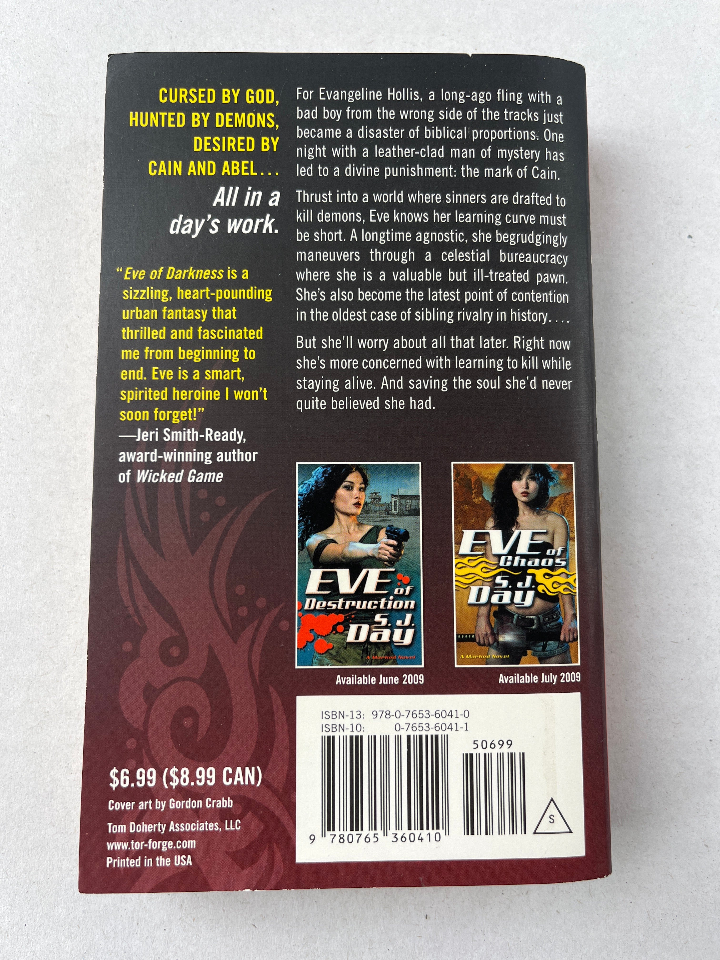 Eve of Darkness (Marked, Book 1) by S. J. Day - Mass Market Paperback