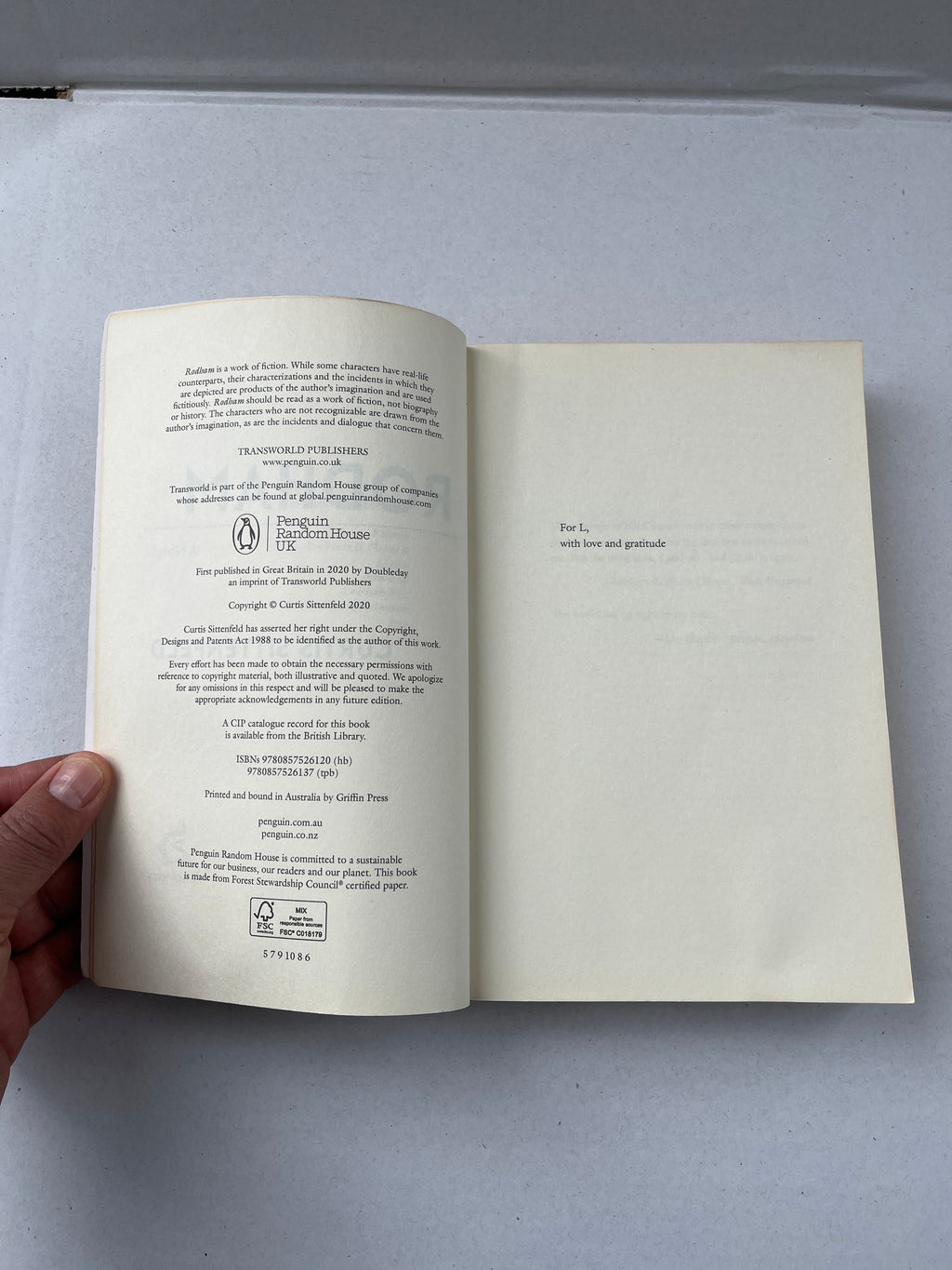 RODHAM by SITTENFELD  CURTIS